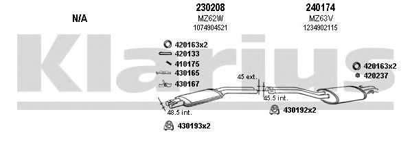 Exhaust System 600175E