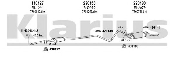 Exhaust System 720534E