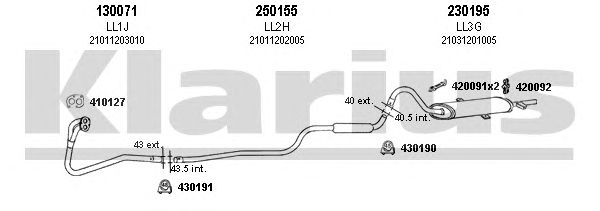 Exhaust System 790034E