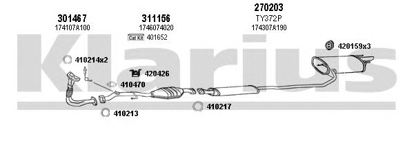 Exhaust System 900159E