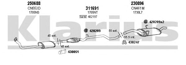 Exhaust System 630814E
