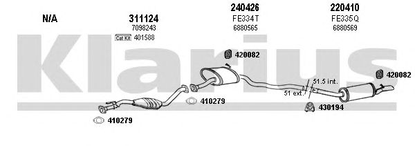 Exhaust System 361676E