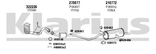 Exhaust System 631018E