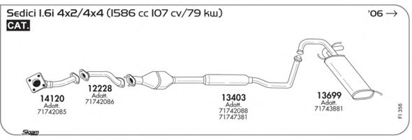 Exhaust System FI356