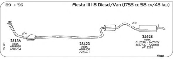 Exhaust System FO091
