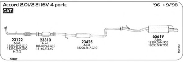 Exhaust System HO013