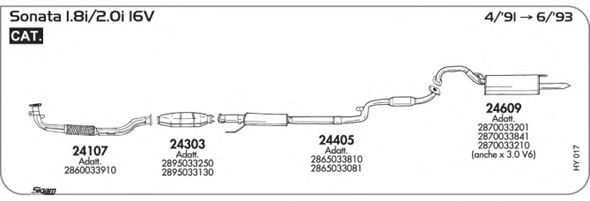 Exhaust System HY017