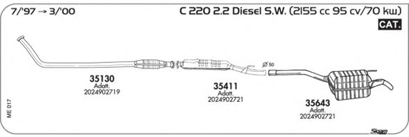 Exhaust System ME017