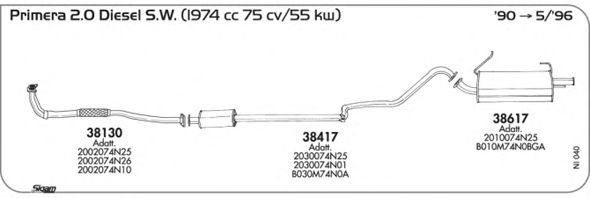 Exhaust System NI040