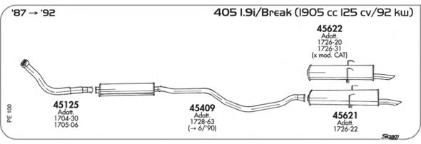Exhaust System PE100