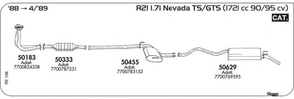 Exhaust System RE158