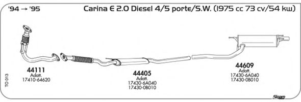 Exhaust System TO013