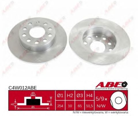 Brake Disc C4W012ABE