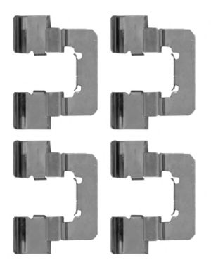Accessory Kit, disc brake pads 8DZ 355 204-741