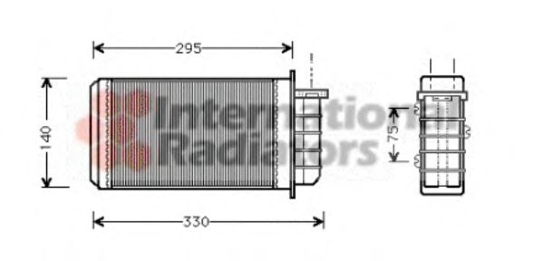 Heat Exchanger, interior heating 17006183