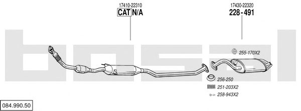 Exhaust System 084.990.50