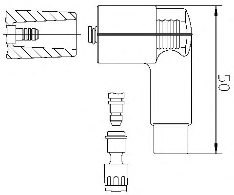 Plug, distributor; Plug, coil 10206WA1