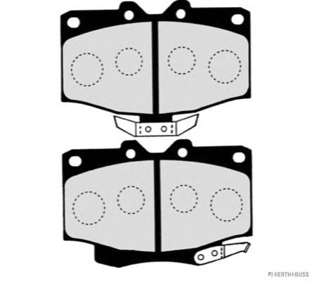 Brake Pad Set, disc brake J3602056