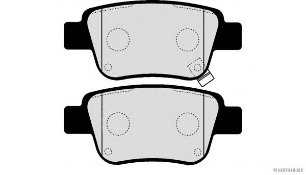 Brake Pad Set, disc brake J3612030