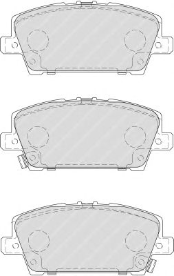 Brake Pad Set, disc brake FDB1859