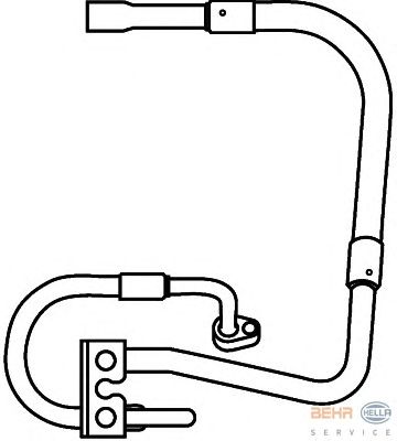 High-/Low Pressure Line, air conditioning 9GS 351 337-281