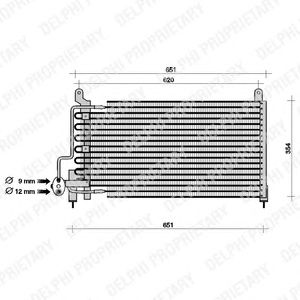 Condensator, airconditioning TSP0225049