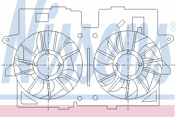 Fan, radiator 85277