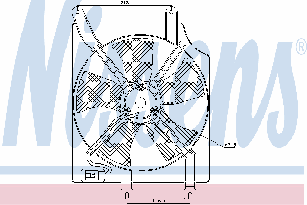 Ventilador, condensador do ar condicionado 85354