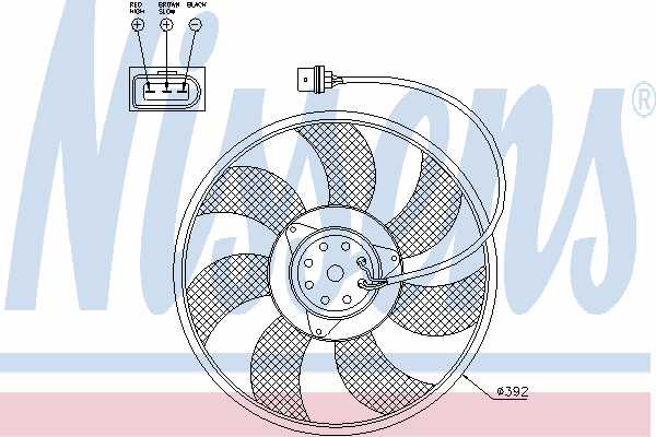 Fan, motor sogutmasi 85549