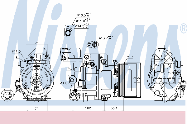 Compressor, airconditioning 89051