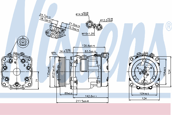 Compressor, ar condicionado 89169