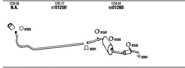 Exhaust System PE20112A
