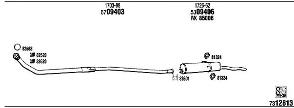 Exhaust System PE55001