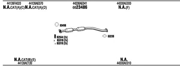Exhaust System SUH11246