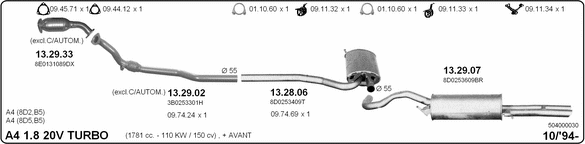 Exhaust System 504000030