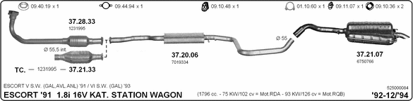 Exhaust System 525000084