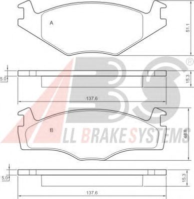 Brake Pad Set, disc brake 36540