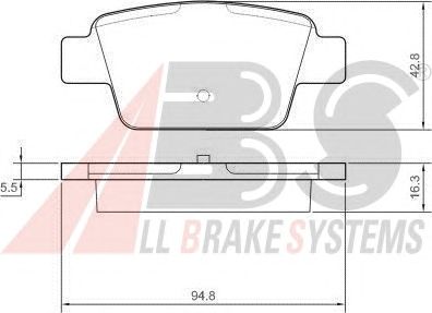 Brake Pad Set, disc brake 37291