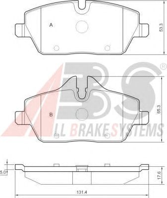 Brake Pad Set, disc brake 37434