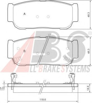 Brake Pad Set, disc brake 37567