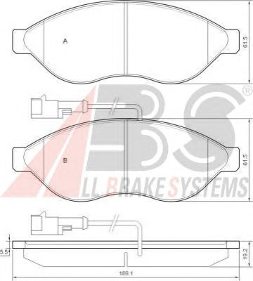 Brake Pad Set, disc brake 37577