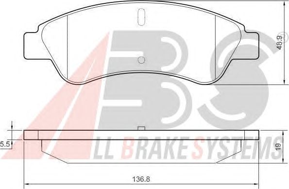 Brake Pad Set, disc brake 37578