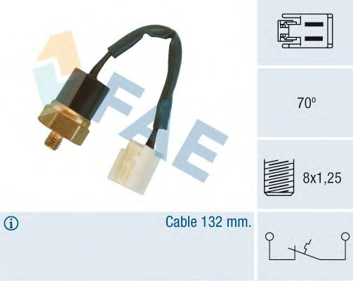 Temperature Switch, coolant warning lamp 35850
