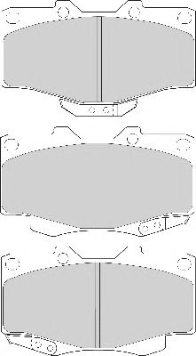 Brake Pad Set, disc brake FD6579A