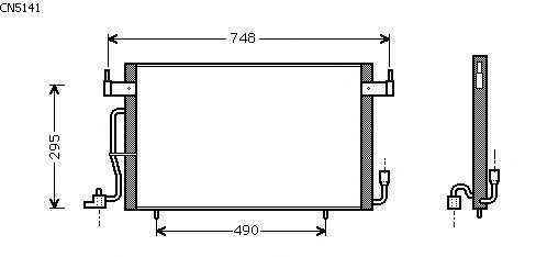 Condensator, airconditioning CN5141