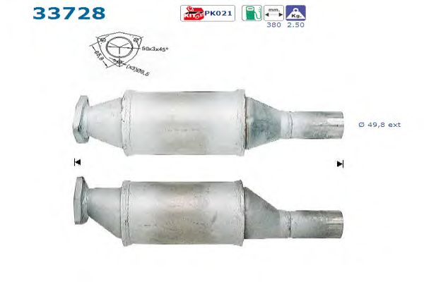 Catalytic Converter 33728