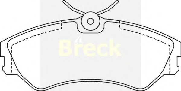 Brake Pad Set, disc brake 20124 00 701 00