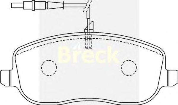 Brake Pad Set, disc brake 20261 00 W