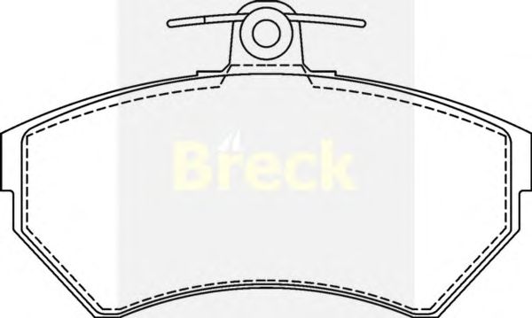 Brake Pad Set, disc brake 21945 00 701 00