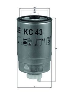 Filtro combustible KC 43